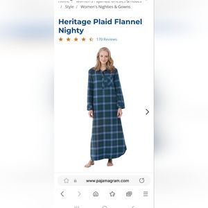 Pajamagram Long Flannel Nightgown